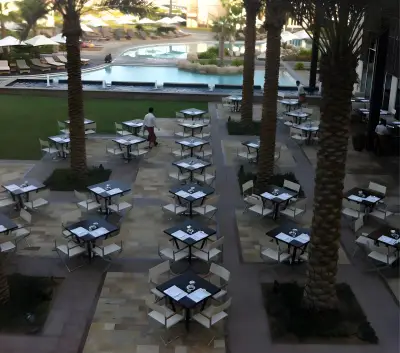 The Cafe Terrace Fountain