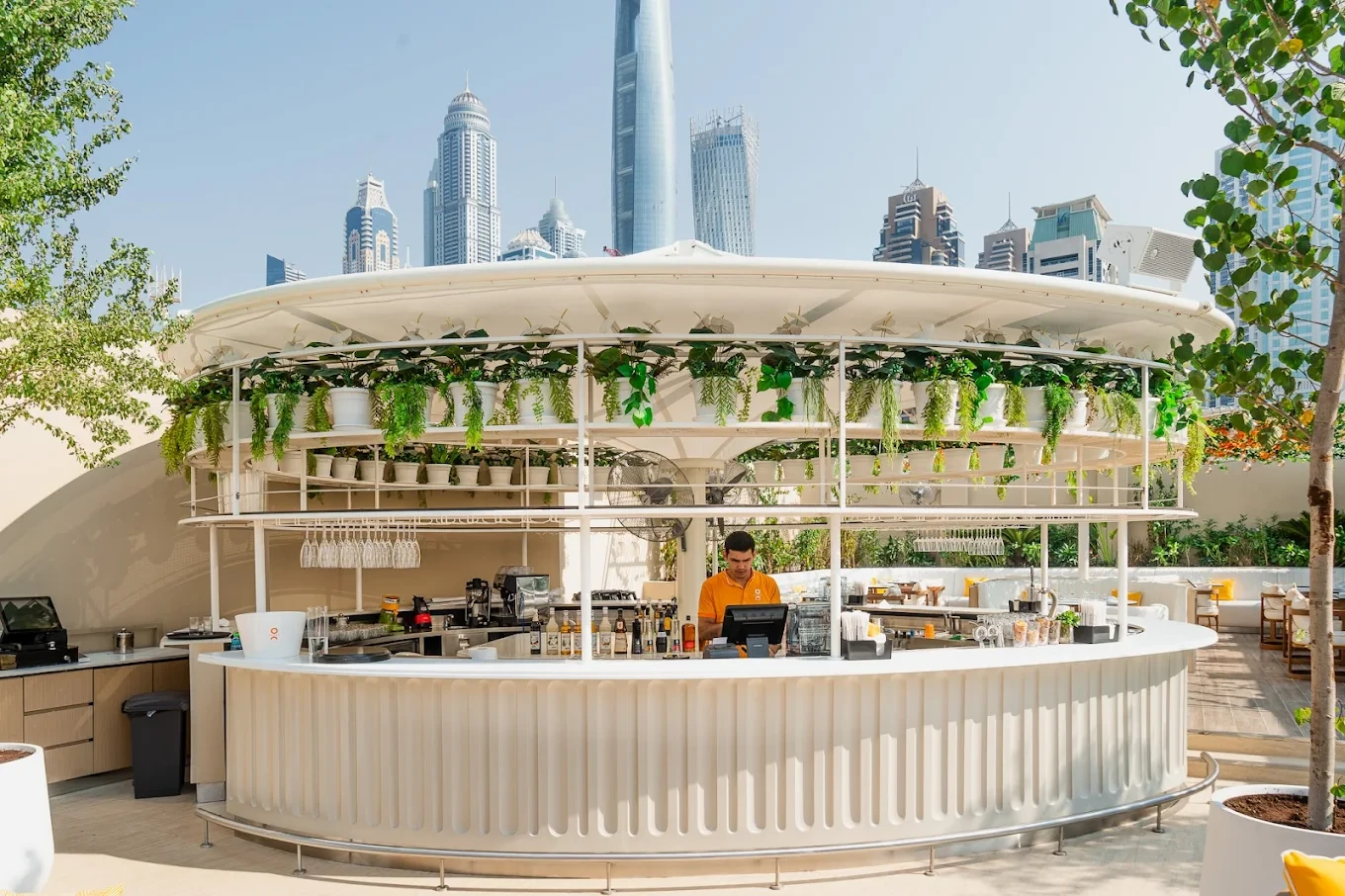 O Beach Dubai Rooftop Restaurant