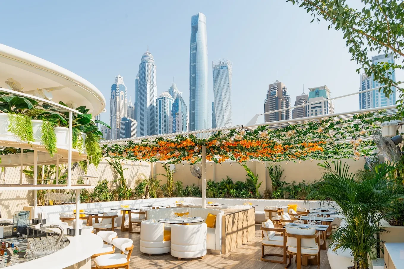 O Beach Dubai Rooftop Restaurant