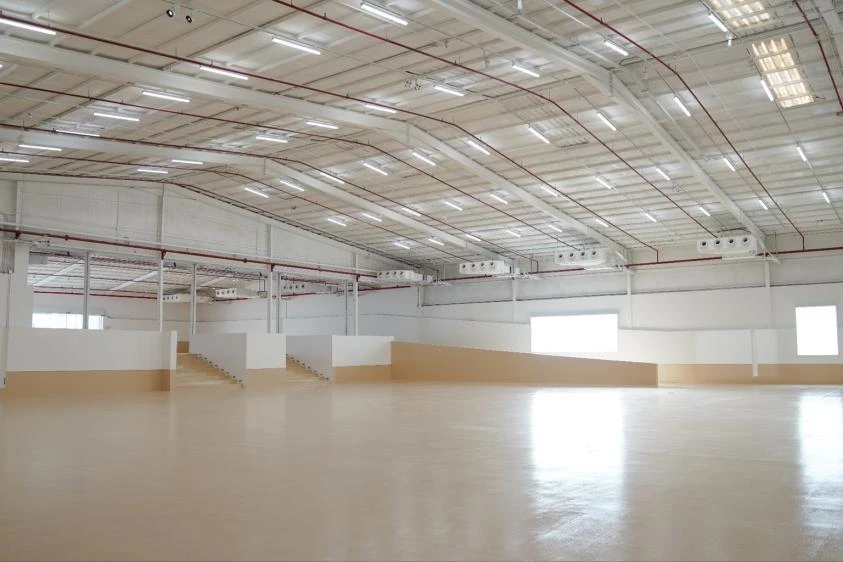 Spacious interior of Jax District Riyadh venue in Dubai.