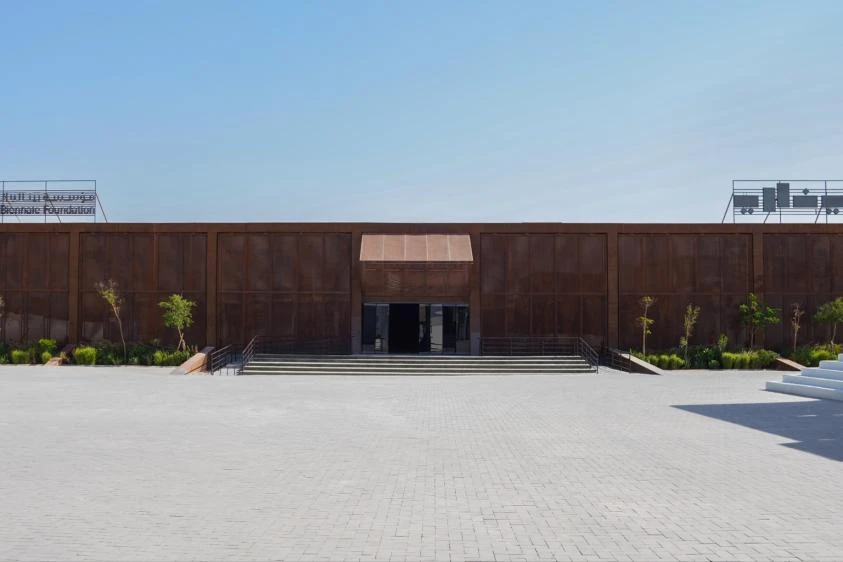 Jax District Riyadh exterior, modern venue in Dubai for events.